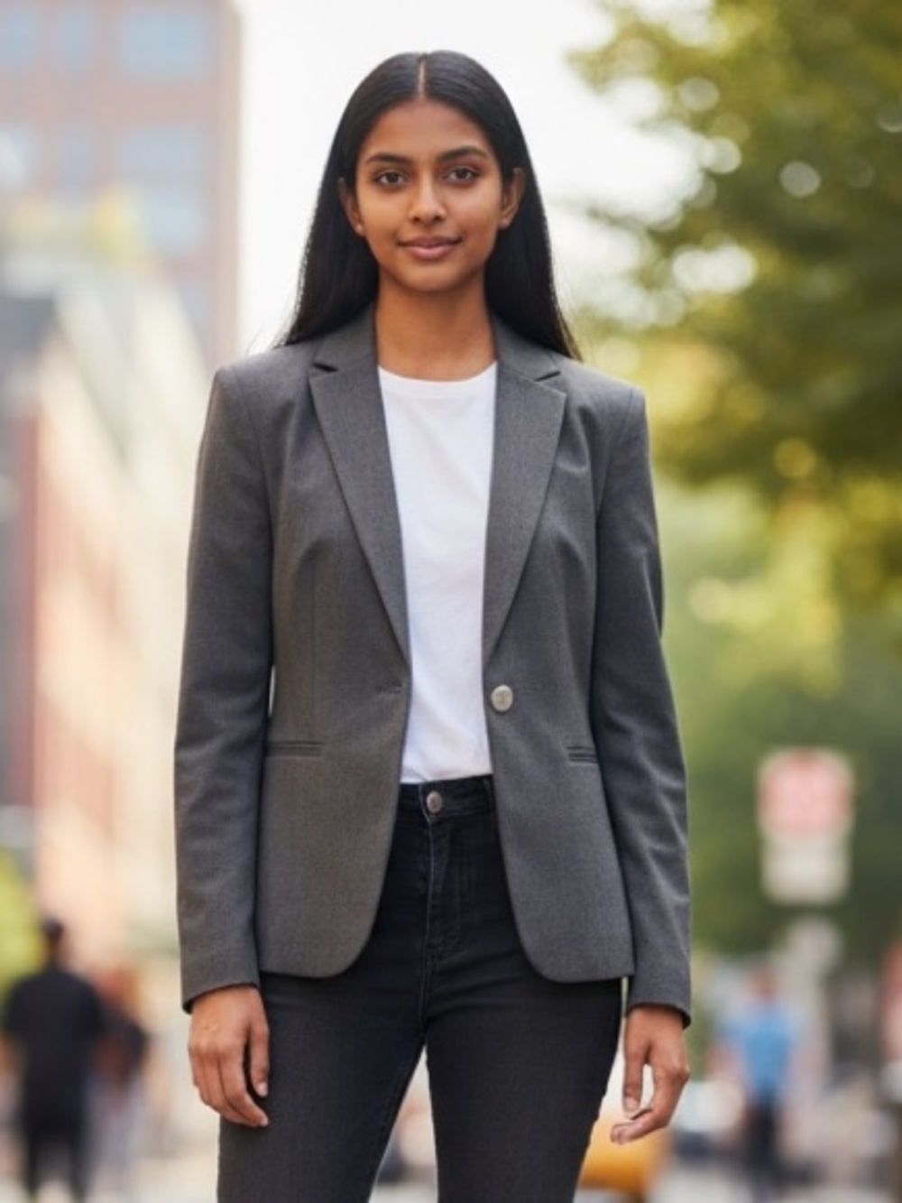 Calvin Klein Gray Women's Blazer